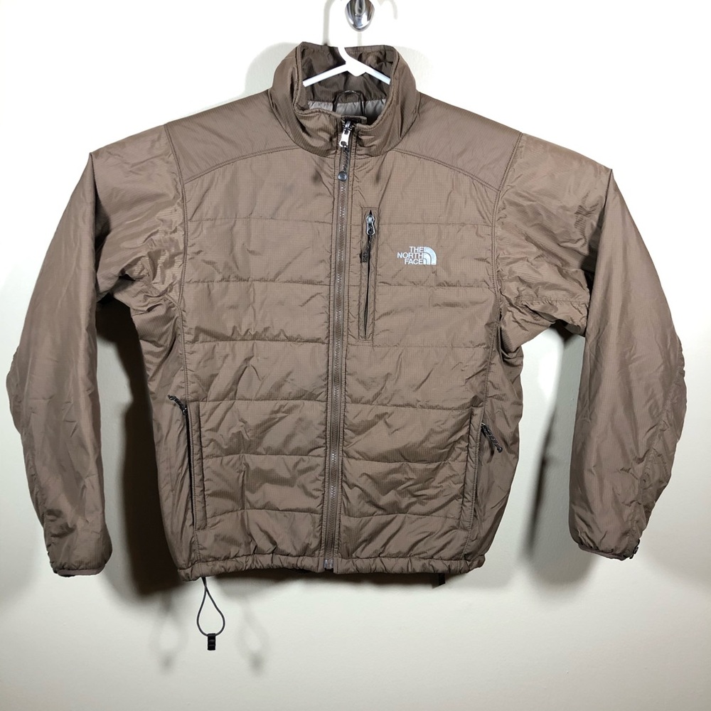 The North Face Primaloft tan/brown puffer jacket